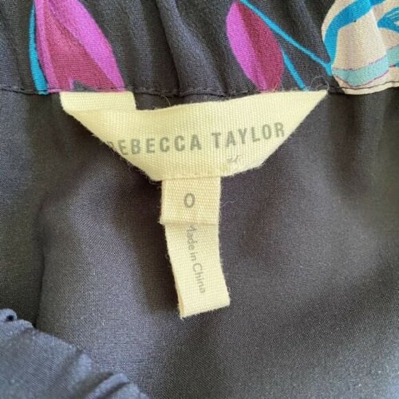 Rebecca Taylor Bell Flower Off the Shoulder Ruffle Midi Dress Size 0 RETAIL $389 - Picture 5 of 9